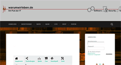Desktop Screenshot of browsertool.warumwirleben.de